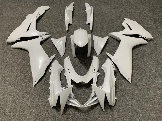 11-24 Perlweiss GSXR 600-750 Motorrad Verkleidung