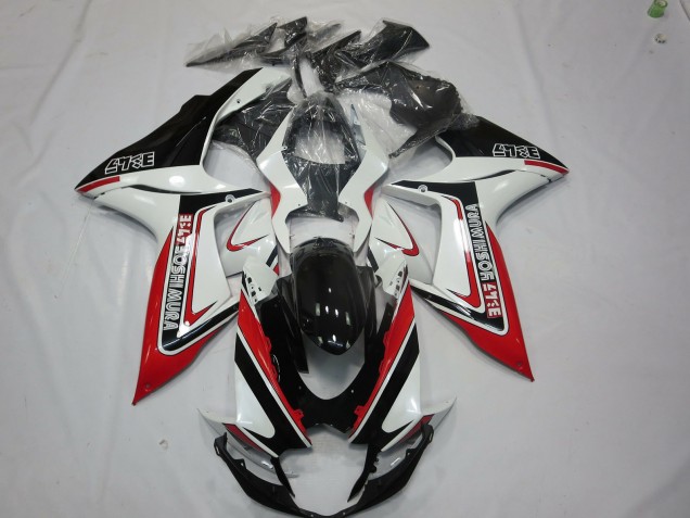 11-24 Rot Weiß & Schwarz GSXR 600-750 Motorrad Verkleidung