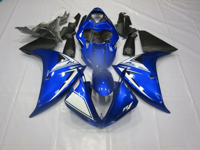 12-14 Blau & Schwarz R1 Motorrad Verkleidung