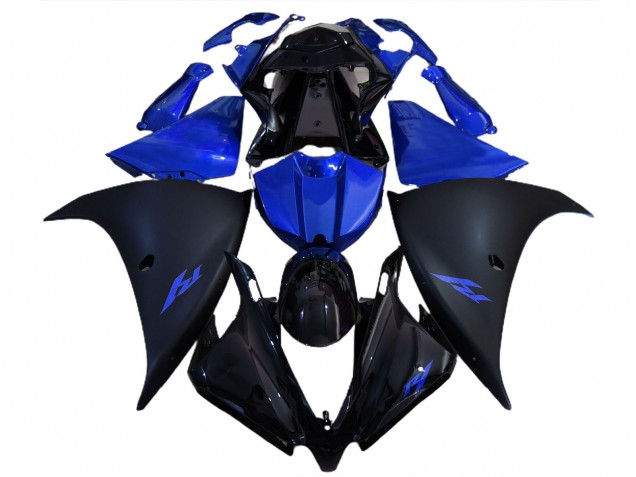 12-14 Matt Schwarz & Blau R1 Motorrad Verkleidung 12-14 Matt Schwarz & Blau R1 Motorrad Verkleidung