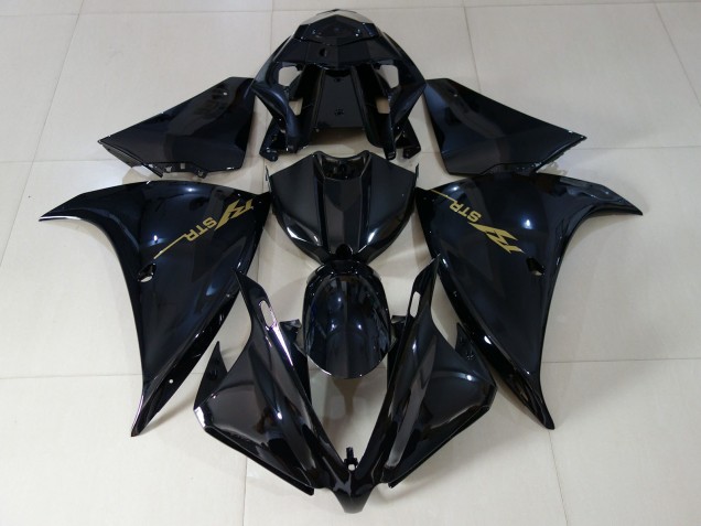 12-14 Schwarz Glänzend R1 Motorrad Verkleidung