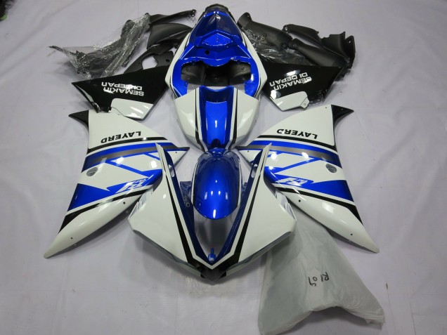 12-14 Silber-Weiß Yamalube R1 Motorrad Verkleidung 12-14 Silber-Weiß Yamalube R1 Motorrad Verkleidung