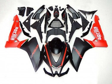 12-15 Matt Schwarz & Rot RS4 125 Motorrad Verkleidung