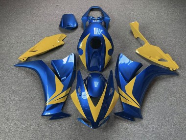 12-16 Glänzend Blau & Gelb CBR1000RR Motorrad Verkleidung