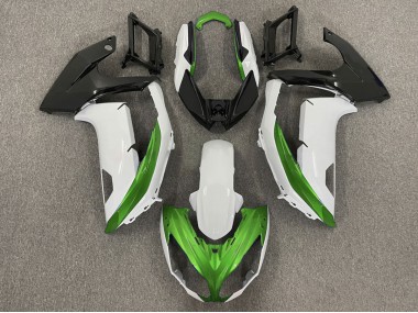 12-16 Glänzend Weiß & Grün Ninja 650R Motorrad Verkleidung