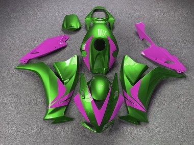 12-16 Glänzend Grün & Pink CBR1000RR Motorrad Verkleidung