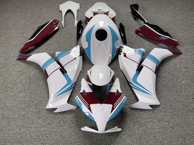 12-16 Glänzend Hellblau & Kastanienbraun CBR1000RR Motorrad Verkleidung