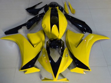12-16 Glänzendes Gelb & Schwarz CBR1000RR Motorrad Verkleidung