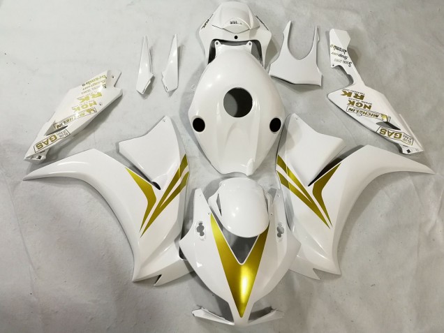 12-16 Weiß & Gold CBR1000RR Motorrad Verkleidung 12-16 Weiß & Gold CBR1000RR Motorrad Verkleidung