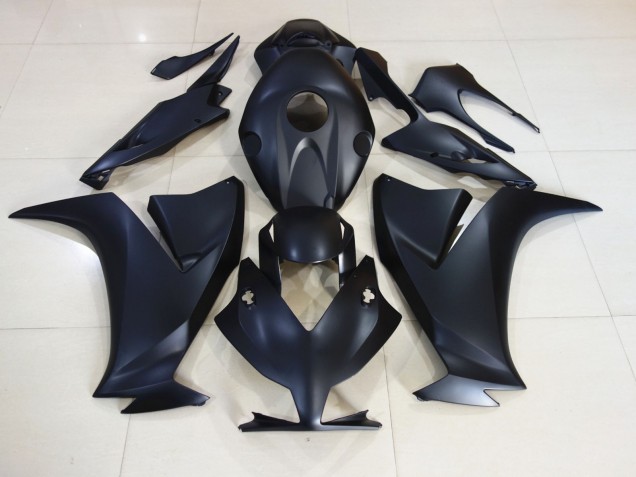 12-16 Matt Schwarz CBR1000RR Motorrad Verkleidung