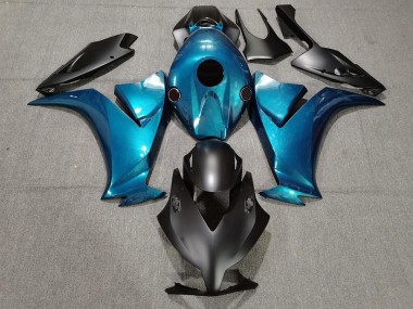 12-16 Matt Schwarz & Spezialblau CBR1000RR Motorrad Verkleidung