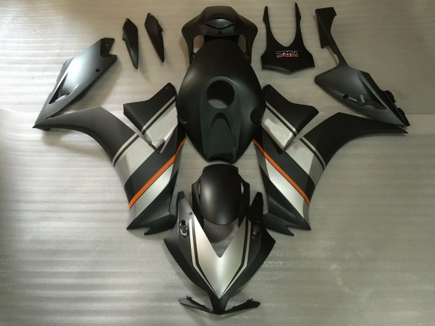 12-16 Matt Silber & Schwarz CBR1000RR Motorrad Verkleidung