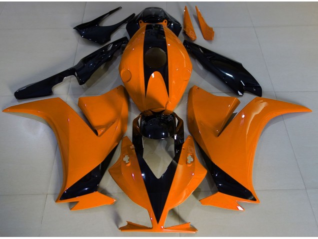 12-16 Orange Glänzend & Schwarz CBR1000RR Motorrad Verkleidung
