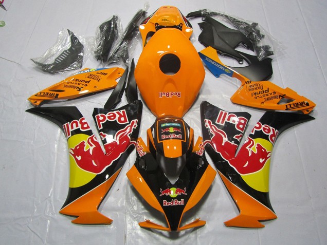 12-16 Orangerot Bull CBR1000RR Motorrad Verkleidung 12-16 Orangerot Bull CBR1000RR Motorrad Verkleidung