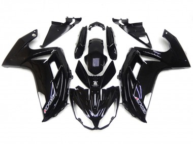 12-16 Schwarz Glänzend Ninja 650R Motorrad Verkleidung