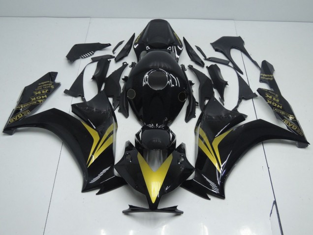 12-16 Schwarz & Gold CBR1000RR Motorrad Verkleidung