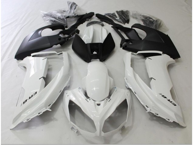 12-16 Schwarz & Weiß Ninja 650R Motorrad Verkleidung