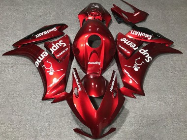 12-16 Tiefrot Custom CBR1000RR Motorrad Verkleidung