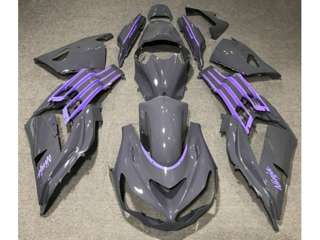 12-21 Nardo Grau & Lila ZX14R Motorrad Verkleidung 12-21 Nardo Grau & Lila ZX14R Motorrad Verkleidung