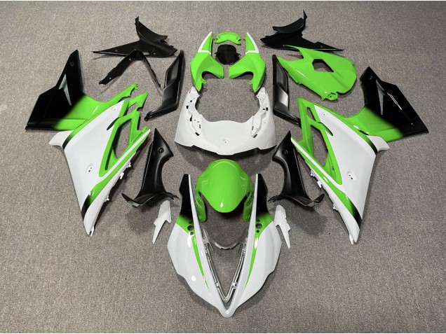 13-16 Glänzend Weiß & Grün Daytona 675 Motorrad Verkleidung 13-16 Glänzend Weiß & Grün Daytona 675 Motorrad Verkleidung