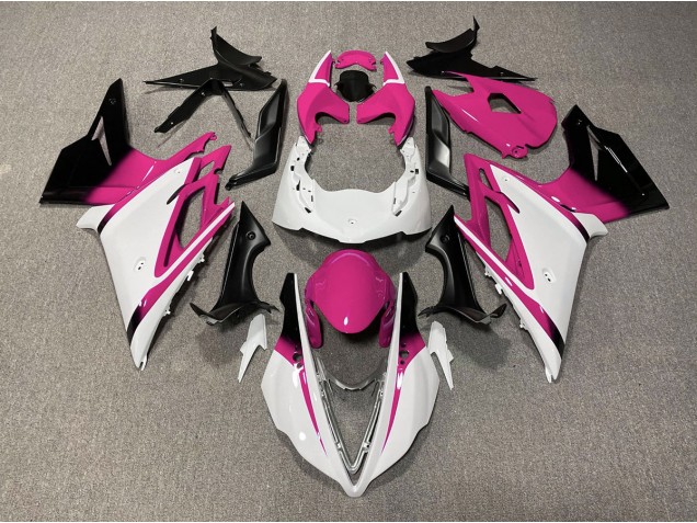 13-16 Glänzend Weiß & Pink Daytona 675 Motorrad Verkleidung 13-16 Glänzend Weiß & Pink Daytona 675 Motorrad Verkleidung