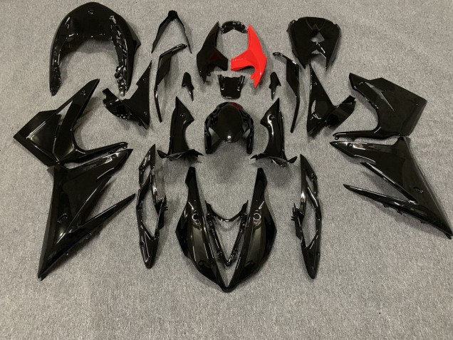 13-16 Schwarz Glänzend Daytona 675 Motorrad Verkleidung 13-16 Schwarz Glänzend Daytona 675 Motorrad Verkleidung