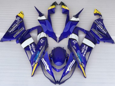 13-18 Blauer Stil ZX6R Motorrad Verkleidung