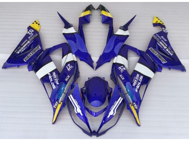 13-18 Blauer Stil ZX6R Motorrad Verkleidung