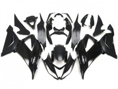 13-18 Glanz/Matt Schwarz Einfache Glatte Aufkleber ZX6R Motorrad Verkleidung