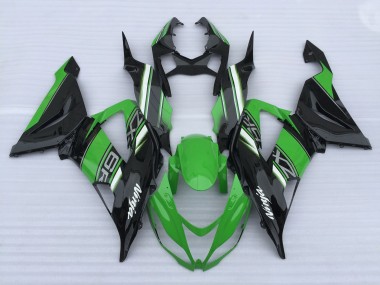 13-18 Grün & Schwarz Glanz ZX6R Motorrad Verkleidung