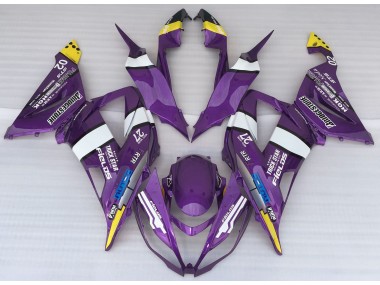 13-18 Lila Logostil ZX6R Motorrad Verkleidung