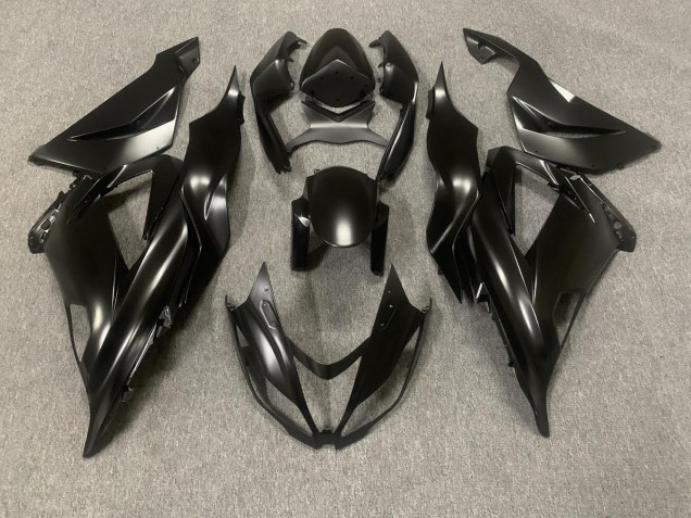 13-18 Matt Schwarz & Schutzbeschichtung ZX6R Motorrad Verkleidung