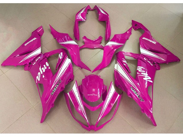 13-18 Rosa Ninja ZX6R Motorrad Verkleidung