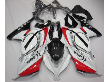 13-18 Rot & Weiß Ninja 300 Motorrad Verkleidung