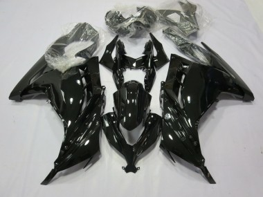13-18 Schwarz Glanz Ninja 300 Motorrad Verkleidung