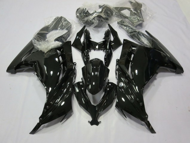 13-18 Schwarz Glanz Ninja 300 Motorrad Verkleidung 13-18 Schwarz Glanz Ninja 300 Motorrad Verkleidung