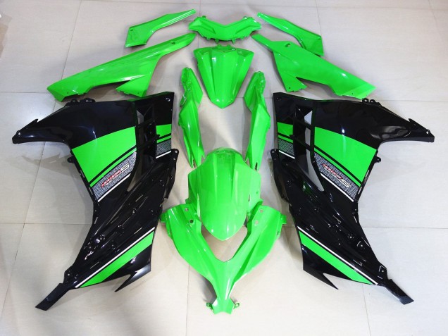 13-18 Schwarz & Grün Glänzend Ninja 300 Motorrad Verkleidung 13-18 Schwarz & Grün Glänzend Ninja 300 Motorrad Verkleidung