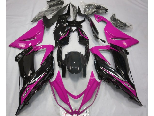 13-18 Schwarz & Pink ZX6R Motorrad Verkleidung