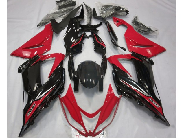13-18 Schwarz & Rot ZX6R Motorrad Verkleidung 13-18 Schwarz & Rot ZX6R Motorrad Verkleidung