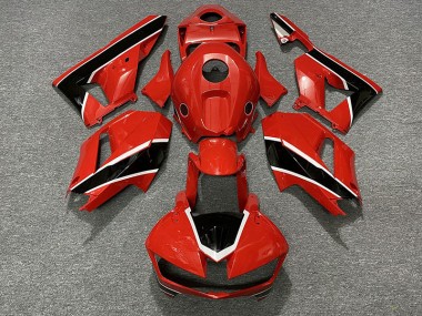 13-23 Aufkleber In Glänzendem Rot Schwarz & Weiß CBR600RR Motorrad Verkleidung