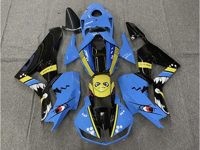 13-23 Blauer Hai CBR600RR Motorrad Verkleidung 13-23 Blauer Hai CBR600RR Motorrad Verkleidung