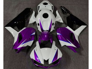 13-23 Glanz Lila Weiß & Blau CBR600RR Motorrad Verkleidung