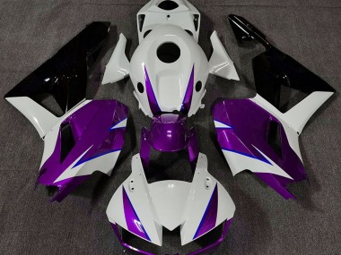 13-23 Glanz Lila Weiß & Blau CBR600RR Motorrad Verkleidung