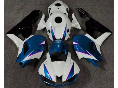 13-23 Glänzend Blau Weiß & Lila CBR600RR Motorrad Verkleidung