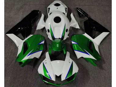 13-23 Glänzend Grün Weiß & Blau CBR600RR Motorrad Verkleidung
