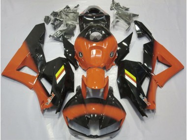 13-23 Glanzorange & Schwarz Verblassen CBR600RR Motorrad Verkleidung