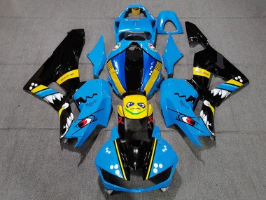 13-23 Himmelblau Custom CBR600RR Motorrad Verkleidung