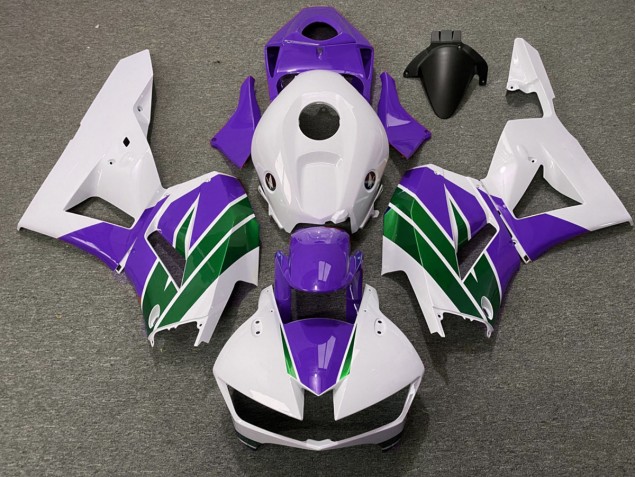13-23 Lila & Glänzendes Grün CBR600RR Motorrad Verkleidung
