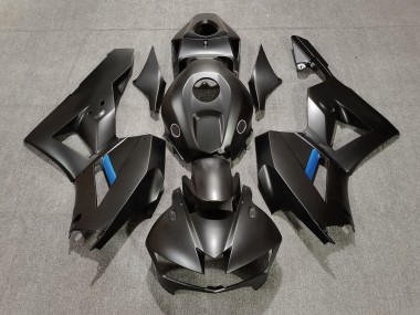13-23 Matt Schwarz Mit Blau CBR600RR Motorrad Verkleidung