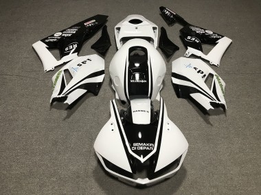 13-23 Schwarz-Weiß-Design CBR600RR Motorrad Verkleidung